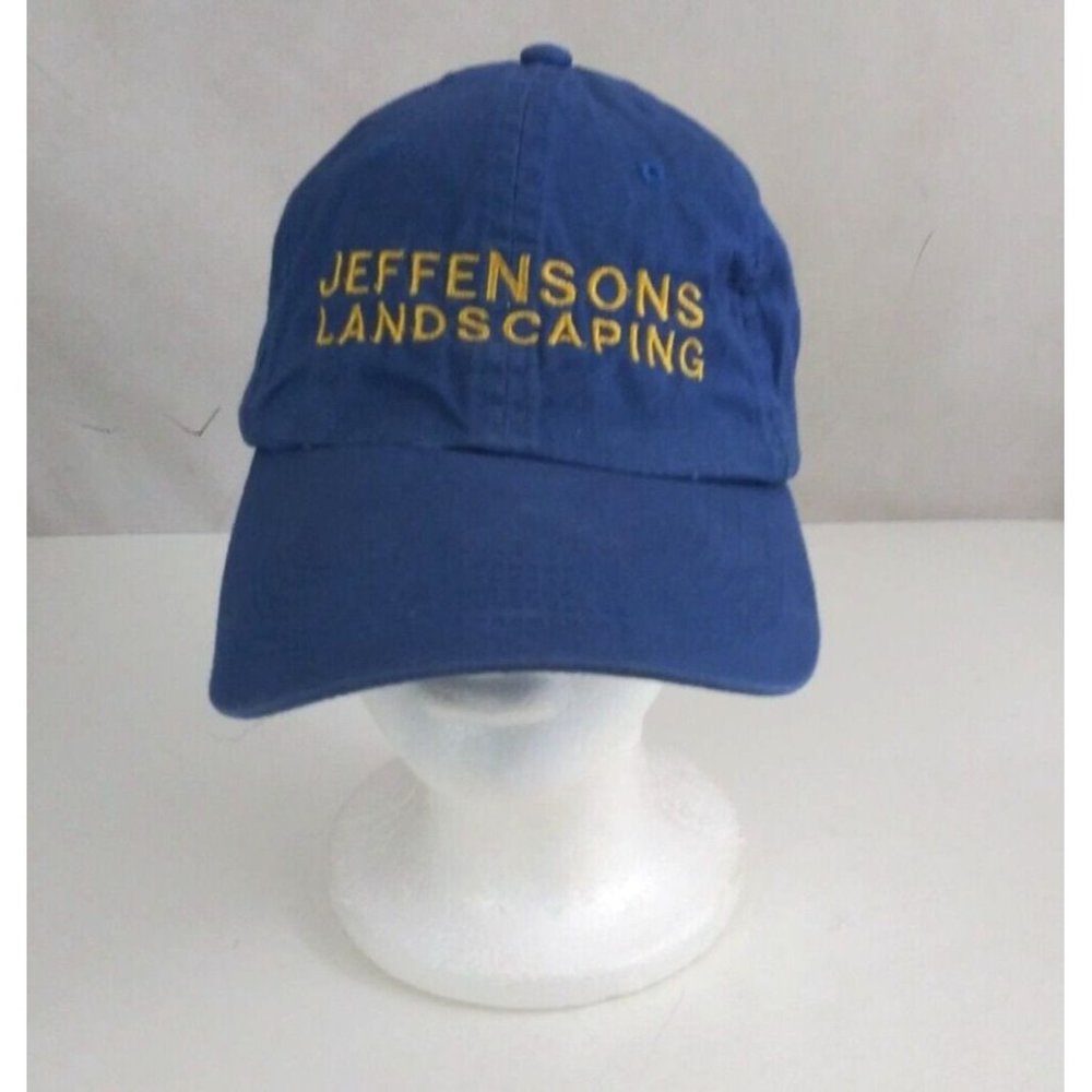 Vintage Jefferson's Landscaping Unisex Embroidered Adjustable Baseball Cap